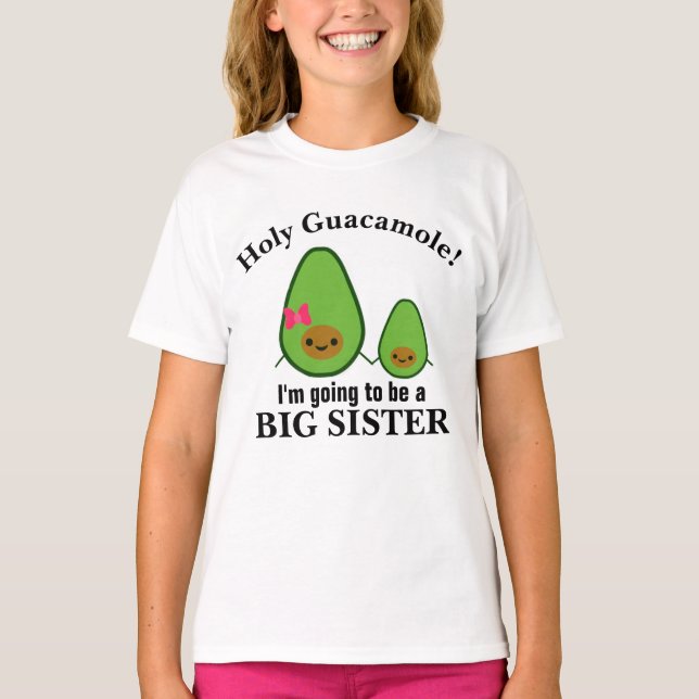 T-shirt Chemise sainte de grande soeur de guacamole (Devant)