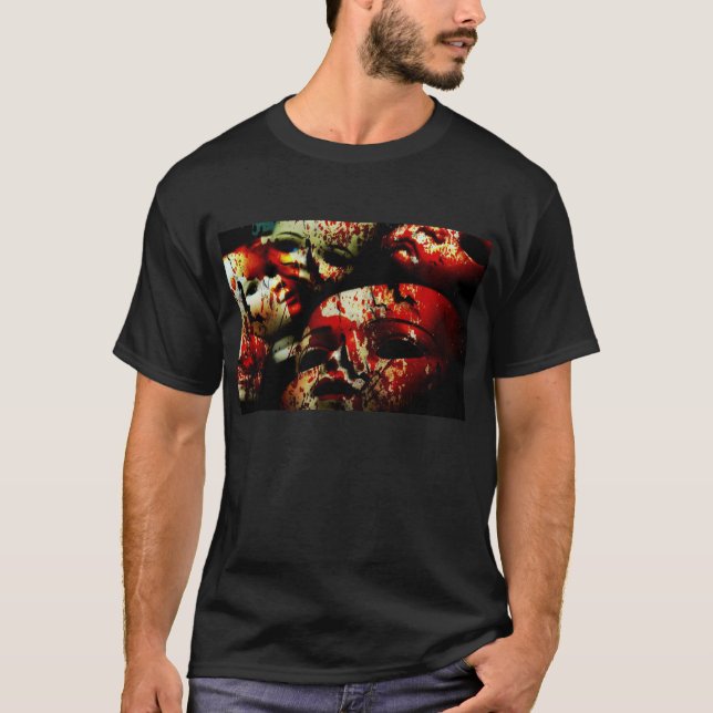T-shirt Chemise sanglante de poupée (Devant)