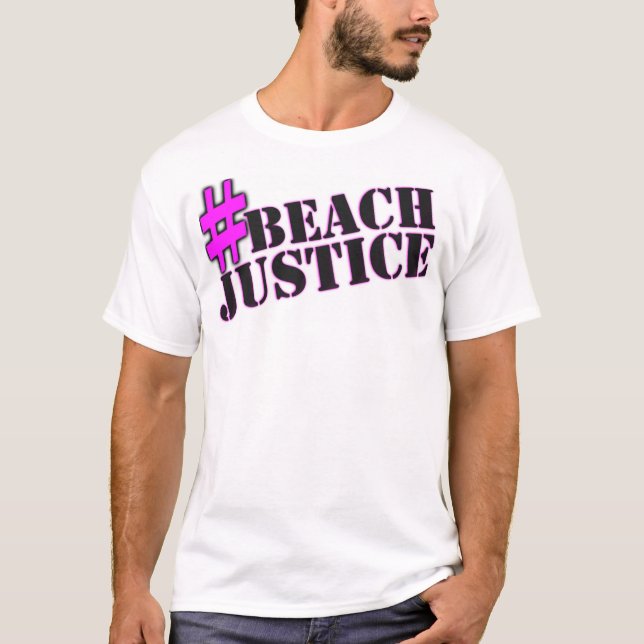 T-shirt Chemise sans scrupule du #BEACHJUSTICE TV (Devant)