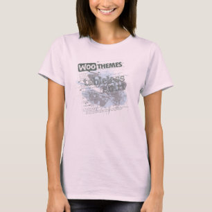 T-shirt Chemise sans table (dames) - Blanc
