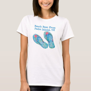 T-shirt Chemise sans valeur de l'île TX d'aumônier de