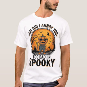 T-shirt Chemise sarcastique Halloween drôle de cimetière h