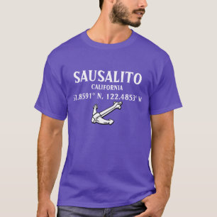 T-shirt Chemise Sausalito Latitude & Longitude avec Ancre