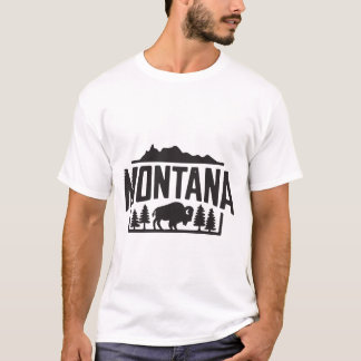 T-shirt Chemise sauvage Montana Bison