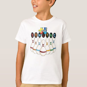 T-shirt Chemise sensibilisation sur l'autisme Bowling