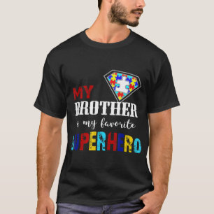 T-shirt Chemise sensibilisation sur l'autisme Brother, sen