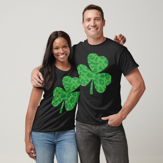 T-shirt Chemise Shamrock léopard de la Saint-Patrick - Che (Unisexe)