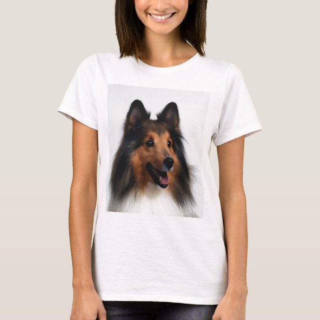 T-shirt Chemise Sheltie Ladies (Devant)