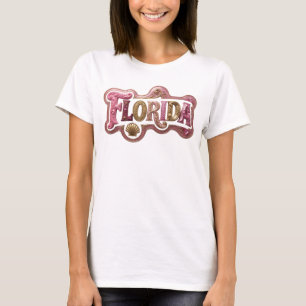 T-shirt Chemise Snappy Gold FLORIDA Statement