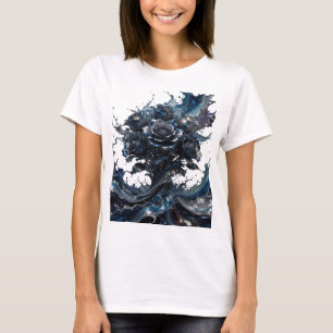 T-shirt Chemise Snappy Silver Déclaration ART ABSTRAIT