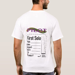 T-shirt Chemise solo du pilote étudiant