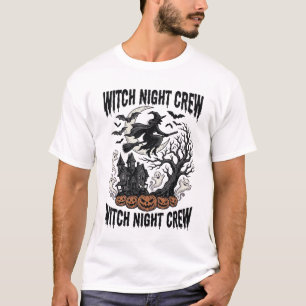 T-shirt Chemise sorcière vintage nuit de coven Halloween G