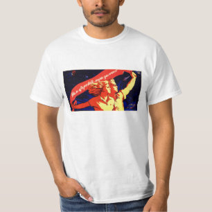T-shirt Chemise soviétique d'affiche de propagande de