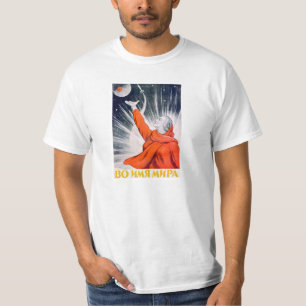 T-shirt Chemise soviétique d'affiche de propagande de