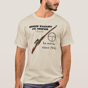 T-shirt Chemise soviétique de tireur isolé de Mosin Naga