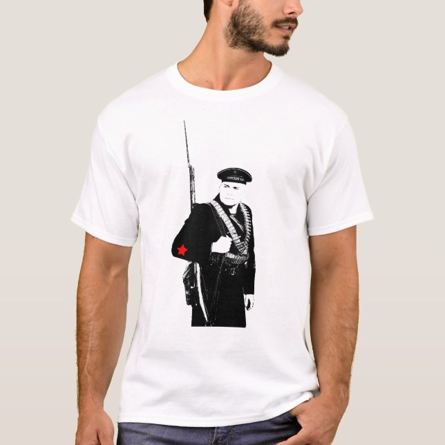 T-shirt Chemise soviétique d'infanterie de marine de 2ÈME (Devant)