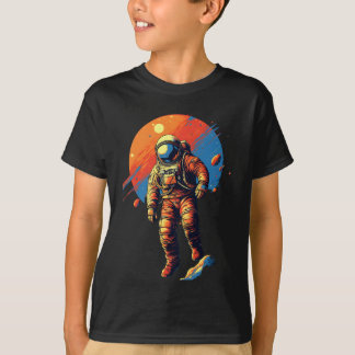 T-shirt Chemise spatiale astronaute pour enfants