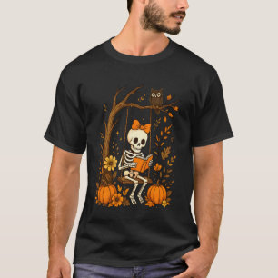 T-shirt Chemise Spooky Skeleton Swing Lecture Arc Costume 