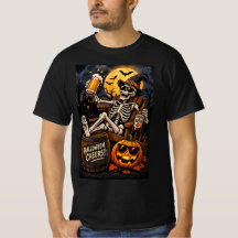 Chemise squelette de bière Halloween – Trick or Be