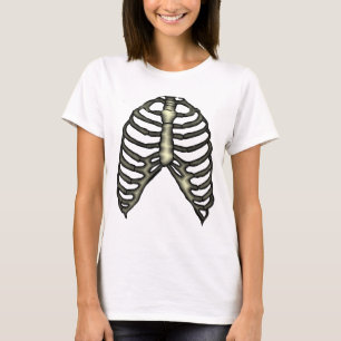 T-shirt Chemise squelettique de coffre