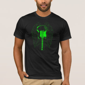 T-shirt Chemise squelettique de guitare