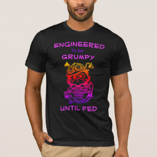 T-shirt Chemise Steampunk Chat Ramen