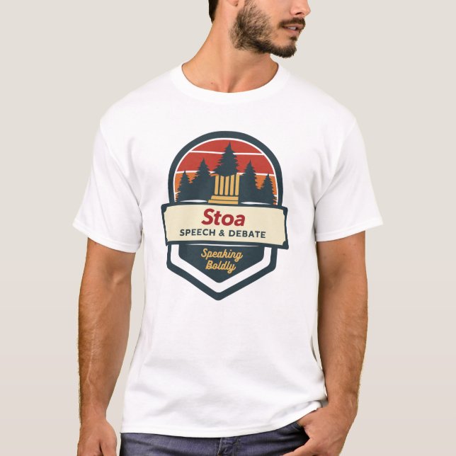 T-shirt Chemise Stoa Speech and Debate (Devant)
