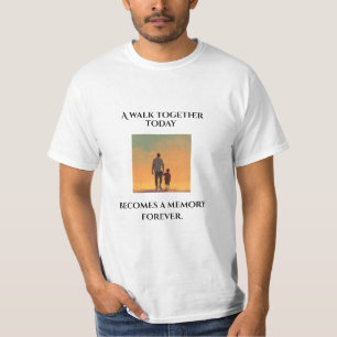 T-shirt Chemise Sunset Père & Son - "Une Marche Ensemble A