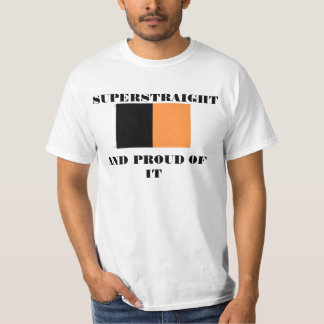T-shirt chemise super droite