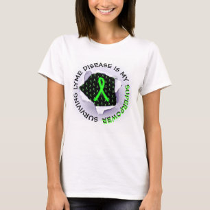 T-shirt Chemise Surviving Lyme Disease Superpower