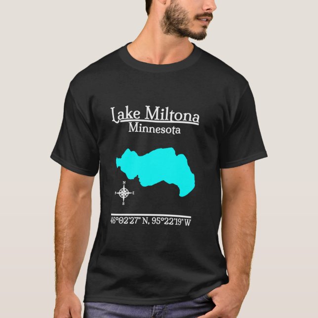 T-shirt Chemise T à manches longues du lac Miltona Minneso (Devant)