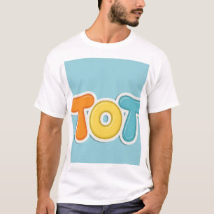 T-shirt Chemise T avec lettre T en bulle TOT Enfants des