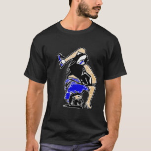 T-shirt Chemise T Boy - image bleue