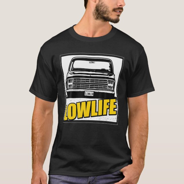 T-shirt Chemise T classique basse durée de vie du camion (Devant)