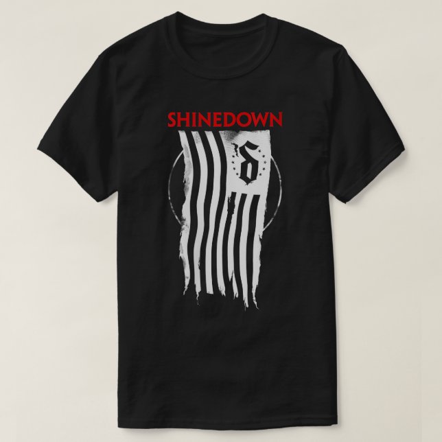 T-shirt Chemise T-Col Drapeau Rasé Pour Femmes (Design devant)
