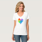 Chemise T Cou-T-Splatz-Arc-En-Ciel