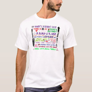 T-SHIRT CHEMISE T D'ANNIVERSAIRE
