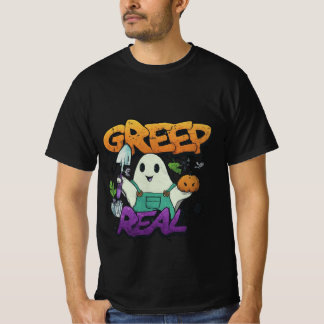 T-shirt Chemise T éffrayante Garden Ghost