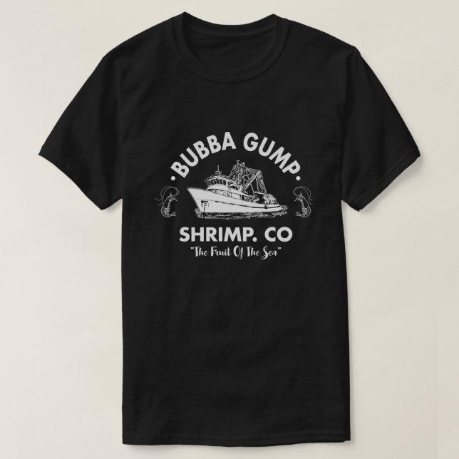 T-shirt Chemise T Essentielle de crevettes de Bubba Gump (Design devant)