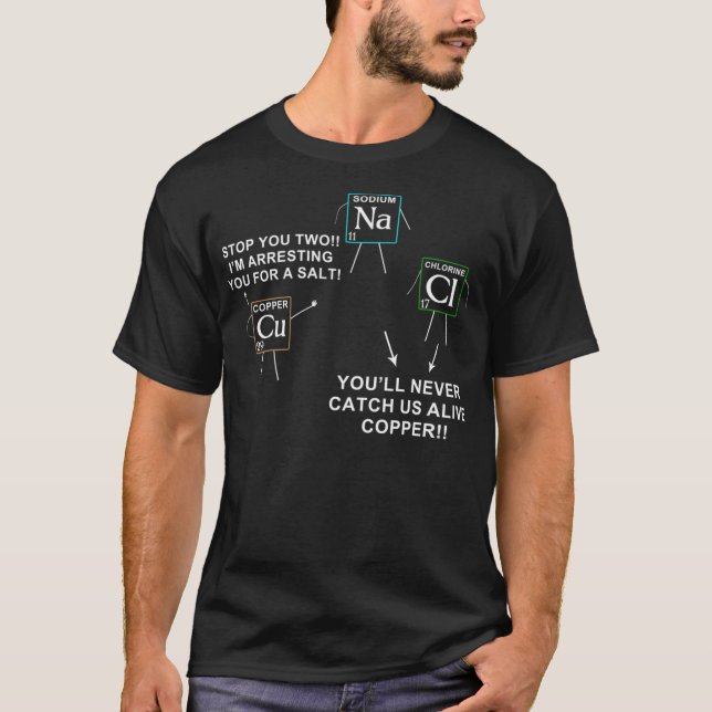 T-shirt Chemise T essentielle en chimie (Devant)