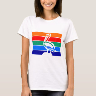 T-shirt Chemise T Femmes avec Drapeau de Saint-Pétersbourg