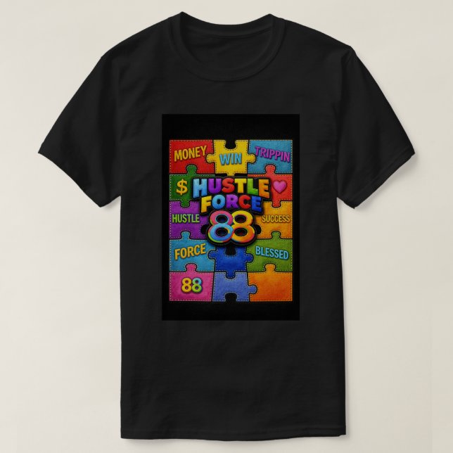 T-shirt Chemise T Force Hustle 88 (Design devant)