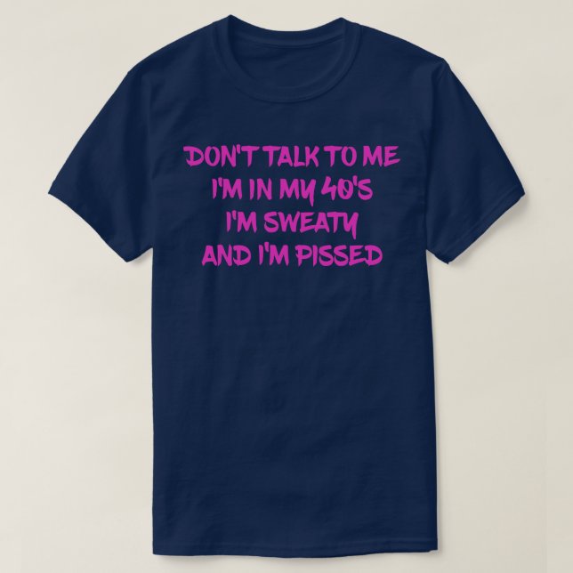 T-shirt Chemise T Ménopause (Design devant)