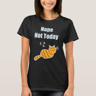 T-shirt Chemise T mignonne d'un chat qui dort