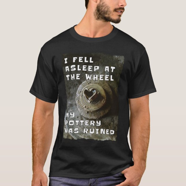 T-shirt Chemise T Poterie Drôle (Devant)