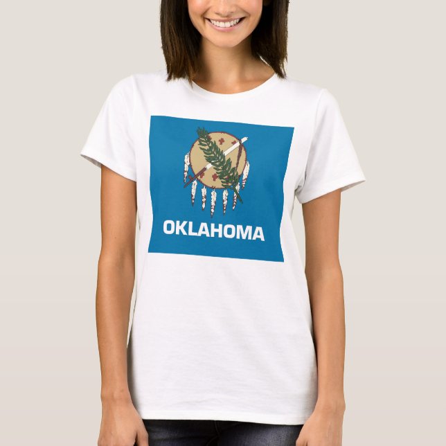 T-shirt Chemise T pour femmes avec le drapeau de l'État de (Devant)