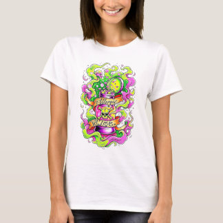 T-shirt Chemise T‑Shirt néon flash « Allergic to Love »
