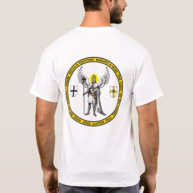 T-shirt Chemise Teutonic de joint d'ange gardien de (Dos)