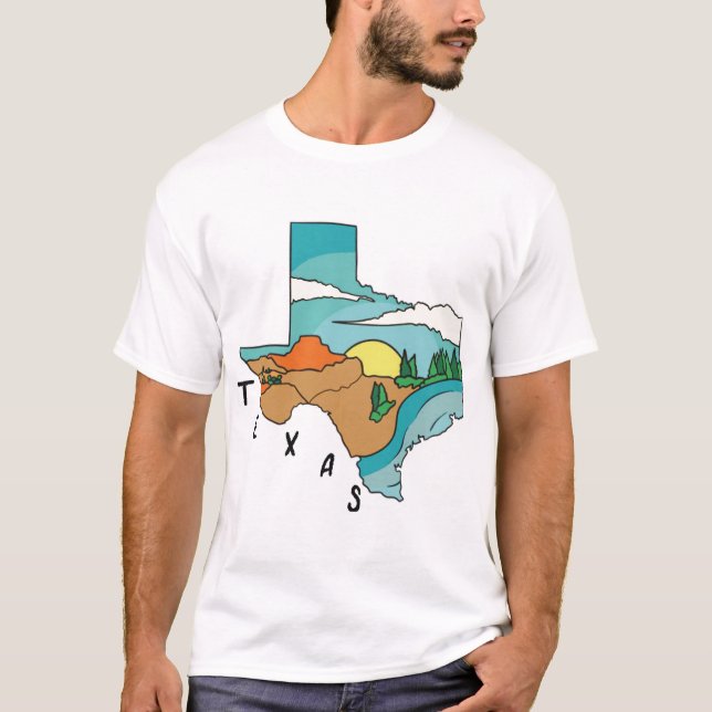 T-shirt Chemise texane (Devant)