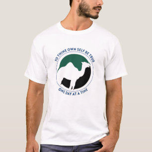 T-shirt Chemise To Thine Own Self Be True - Vert/Noir